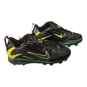 Nike Oregon Ducks PE Air Show Elite MVP Unreleased Sample Cleats Shoes Sz 12.5